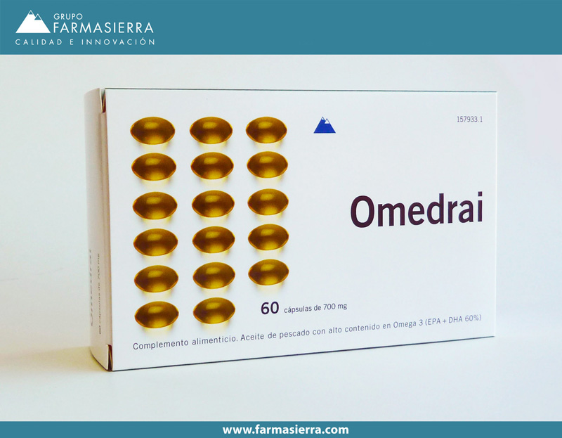 Farmasierra lanza Omedrai, complemento alimenticio de aceite de pescado Omega-3