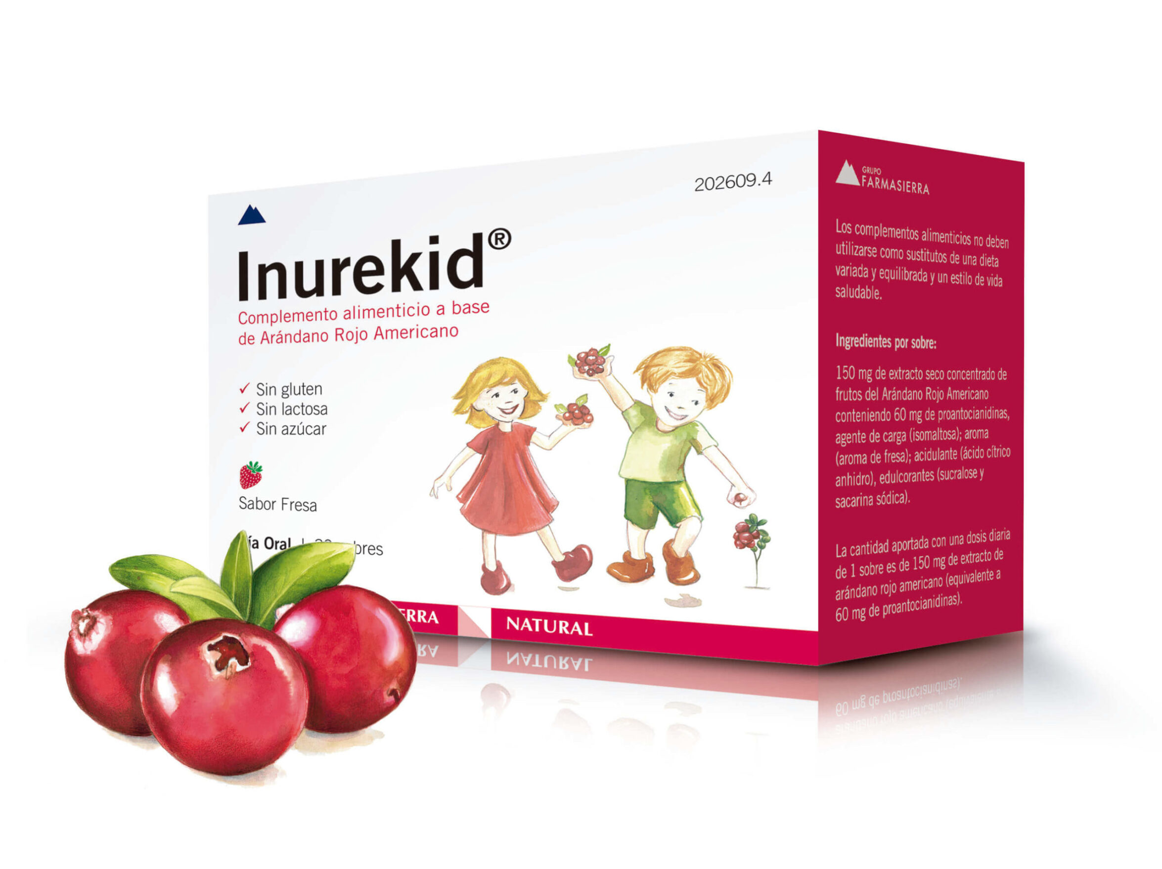 Farmasierra lanza Inurekid®, un complemento alimenticio a base de arándano rojo para el manejo de las infecciones urinarias en niños