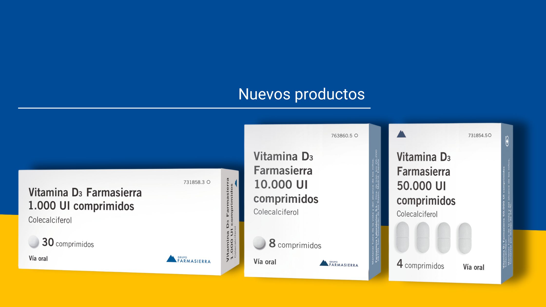 Lanzamiento de dos nuevas presentaciones de vitamina  D3 en comprimidos con 1.000 UI y 10.000 UI